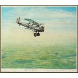 MILITARIA - ROBERT TAYLOR (BRITISH, B.1946) 'Flight of Eagles', General Adolf Galland leads the JG26