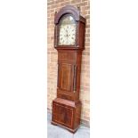 A MAHOGANY CASED 8-DAY LONGCASE CLOCK the enamel dial signed 'Wm.Slade Taunton' with subsidiary