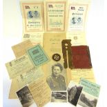 MILITARIA - A SECOND WORLD WAR PERSONAL ARCHIVE RELATING TO HAZEL BURSTON, A.T.S. comprising a