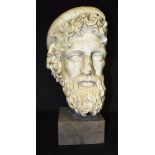 A COMPOSITION BUST OF ASCLEPIUS THE GOD OF HEALING from the Roman copy after the Greek original of