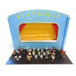 A 'PLAYHOUSE' MAGNETIC TOY THEATRE together with a quantity of plastic ballerina and other