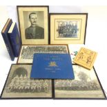 MILITARIA - EAST KENT REGIMENT (THE BUFFS) PHOTOGRAPHS & EPHEMERA including a pictorial booklet, 1st