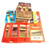 FOOTBALL PROGRAMMES - ARSENAL mostly 1979-85, (approximately 140).