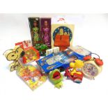 ASSORTED TOYS comprising a Guardians of the Universe Super Car; Louis Marx Yogi Bear's Circus