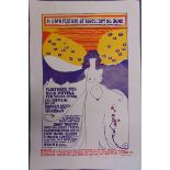 POSTERS - MUSIC & PRINCESS DIANA comprising a reprinted poster for the Bath Festival of Blues, 1969,