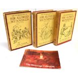 [MISCELLANEOUS] Sir Alfred Munnings, The Autobiography of Sir Alfred Munnings in three volumes, An