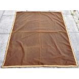 AN EDWARDIAN COACHING BLANKET 127CM X 151CM, PROVENANCE: Last used by a GP who was a relative of the