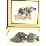 AFTER LEON DANCHIN (FRENCH 1887-1939) Portrait study of English Setters, photolithograph, publ.