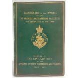 [MILITARY] Succession List of the Officers of the Fifth Regiment (Northumberland Fusiliers), from