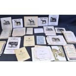 A COLLECTION OF EQUINE EPHEMERA including breeder's catalogues and horse-racing programmes.
