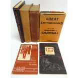 [HISTORY]. WINSTON CHURCHILL Churchill, Winston. Great Contemporaries, first edition, Thornton