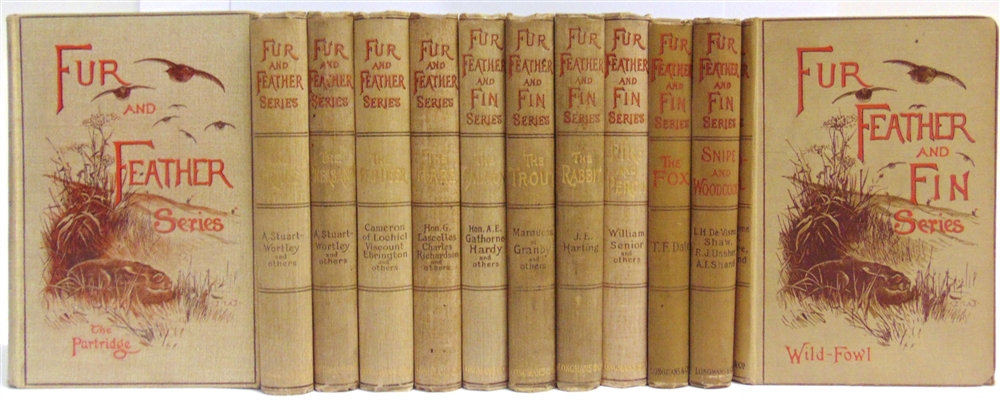 [SPORTING]. FUR, FEATHER & FIN SERIES Twelve titles, comprising The Partridge, Longmans, Green &