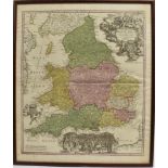 [MAP]. GREAT BRITAIN Homann, Johann Baptist (German, 1664-1724). 'Magnae Britanniae pars