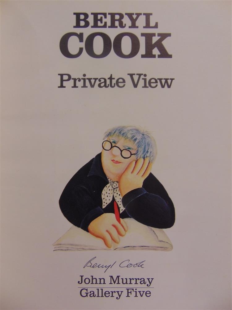 [ART] Cook, Beryl. The Works, first edition, Murray / Gallery Five, London, 1978, boards, dustjacket - Image 2 of 2