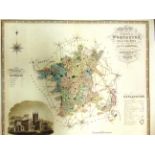 [MAP]. WORCESTERSHIRE Greenwood, Christopher & John (English, 1786-1855 and fl.1821), 'Map of the