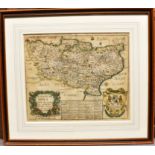 [MAP]. KENT Blome, Richard (English, 1635-1705), 'A Mapp of Kent with its Laths and Hundreds',