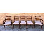 19TH CENTURY MAHOGANY EXTENDING DINING TABLE centre drop flap table and with a pair of demi-lune