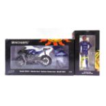 A 1/12 SCALE MINICHAMPS NO.122 053046, 2005 YAMAHA YZR-M1, VALENTINO ROSSI racing number 46, mint or