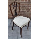 QUEEN ANNE STYLE CHAIR H 92cm