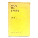 [MODERN FIRST EDITIONS] Spender, Stephen, & Lehmann, John, editors. Poems for Spain, first