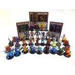 A YU-GI-OH DUNGEON DICE FIGURE & CARD COLLECTION comprising thirty-five figures and matching