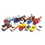 ASSORTED DIECAST MODEL VEHICLES circa 1960s-70s, by Corgi (8), Dinky (2), and Spot-On (1),