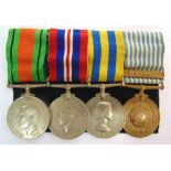 A SECOND WORLD WAR & KOREA WAR GROUP OF FOUR MEDALS TO AIR ARTIFICER 4TH CLASS J.H. SCARBOROUGH,