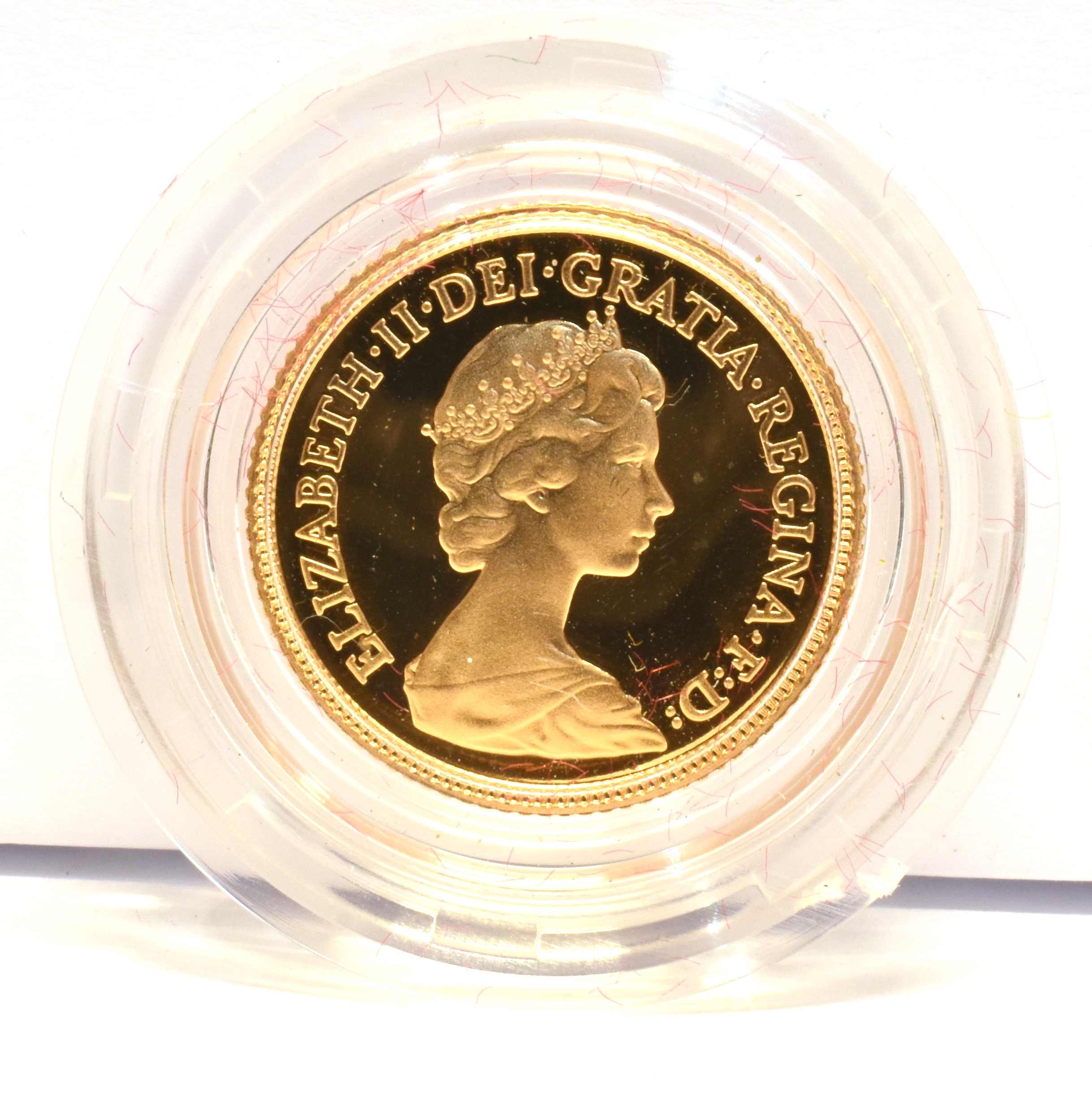 GREAT BRITAIN - ELIZABETH II (1952-), HALF-SOVEREIGN, 1980 in case of issue.