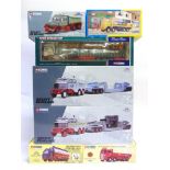 SEVEN CORGI CLASSICS DIECAST MODEL COMMERCIAL VEHICLES including a No.CC12901, Scania Topline