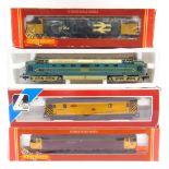 [OO GAUGE]. FOUR ASSORTED DIESEL LOCOMOTIVES comprising a Hornby No.R369, refinished as B.R. Class