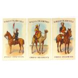 CIGARETTE CARDS - TWO SETS comprising Wills (Overseas Issue), 'Indian Regiments Series', 1912 (50/