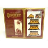 [OO GAUGE]. A HORNBY NO.R796, STEPHENSON'S ROCKET TRAIN PACK comprising locomotive and three