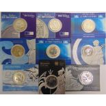 UNITED KINGDOM - A BRITANNIA SILVER TWO POUNDS COLLECTION comprising those for 2000, 2001, 2002,