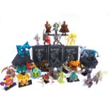 A YU-GI-OH FIGURE & CARD COLLECTION comprising twenty-six figures and matching 3D cards, including