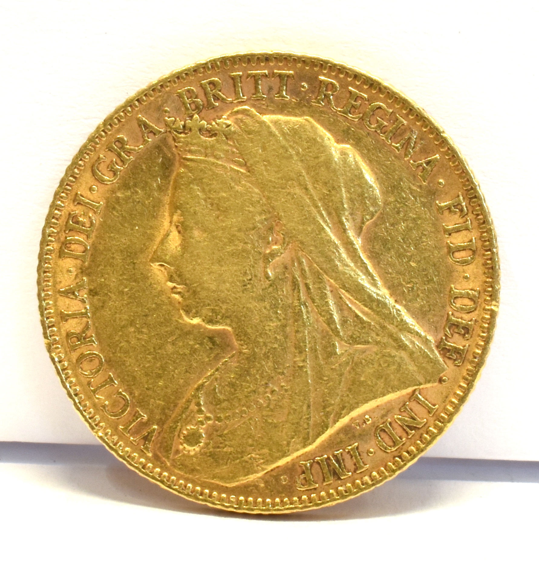 GREAT BRITAIN - VICTORIA (1837-1901), SOVEREIGN, 1900 old veiled bust.