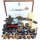 A ROYAL AIR FORCE COLLECTION comprising two silver sweetheart brooches; a Canberra B Mk 2, No.542