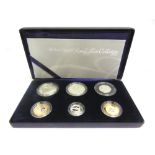 UNITED KINGDOM - A FAMILY SILVER COLLECTION, 2007 comprising six coins, limited edition of 7500,