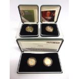 UNITED KINGDOM - A SILVER TWO POUNDS COLLECTION comprising a Brunel silver proof two pounds set (two