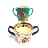 BREWERIANA - TWO TAUNTON CIDER MUGS comprising a Wade twin-handled mug, 1991, limited edition of