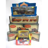 EIGHT CORGI VINTAGE GLORY & OTHER DIECAST MODEL VEHICLES each mint or near mint and boxed.
