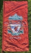 LFC 125 year anniversary flag used during pre-season Australian tour, May 2017 from Liverpool