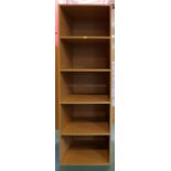 Wooden floor-standing shelving unit from Liverpool Football Club's Melwood Training Ground, sturdy