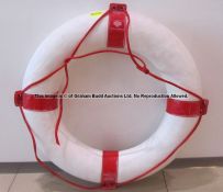 Lifebuoy ring from the Swimming Pool at Liverpool Football Club's Melwood Training Ground,