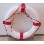 Lifebuoy ring from the Swimming Pool at Liverpool Football Club's Melwood Training Ground,