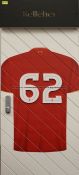 Caoimhin Kelleher's No.62 locker door from the First Team Changing Room at Liverpool Football Club's