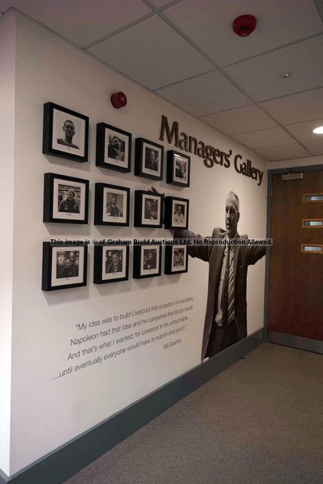 ROY HODGSON 2010-2011 b & w photograph from the Managers' Gallery at Liverpool Football Club's - Image 6 of 6