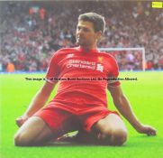 Steven Gerrard wall art from Liverpool Football Club's Melwood Training Ground,, large colour