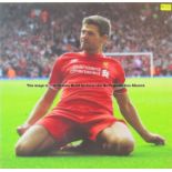 Steven Gerrard wall art from Liverpool Football Club's Melwood Training Ground,, large colour