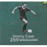 Jimmy Case wall art from Liverpool Football Club's Melwood Training Ground, JIMMY CASE 269 GAMES FOR