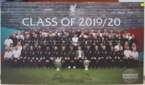 Class of 2019/20 club staff photographic wall art from Liverpool Football Club's Melwood Training